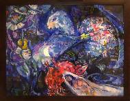 LA NUIT ENCHANTEE, копия с картины Марка Шагала