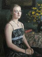 Портрет дочери Екатерины.2009.х.м.80.60
