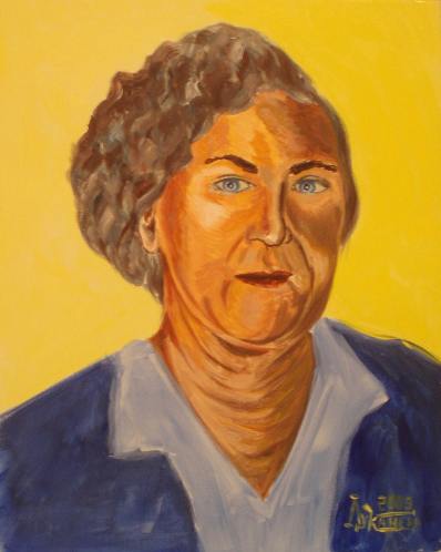 портрет, бабушка