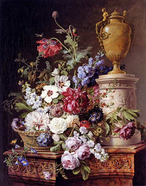 ваза корзина цветы цветок

