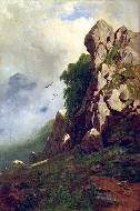 В горах. Туман на дальних склонах. 1880-е