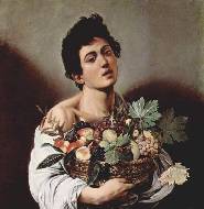 Юноша с корзиной-фруктов. 1593-1594г.