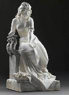 A figure of the seated Cleopatra, circa 1880
