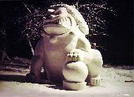 Снежная скульптура 