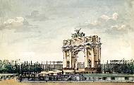 Триумфальные ворота у Нарвской заставы в Санкт-Петербурге