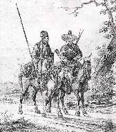 Два всадника-башкира. 1814