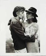 Elizabeth Taylor and David Bowie, Beverly Hills, 1975