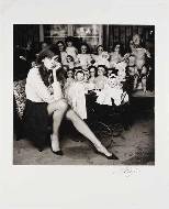 Jean Shrimpton at a Dolls hospital, London, 1964